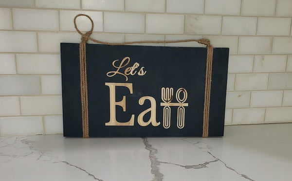 Let's Eat Sign