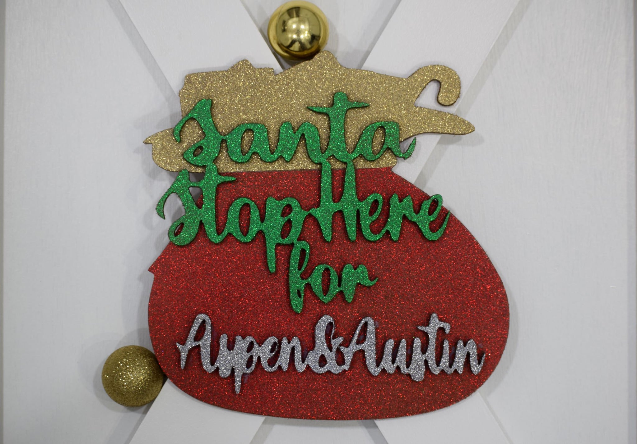 Personalized Christmas Name Sign